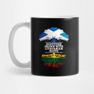 Scottish Grown With Lithuanian Roots - Gift for Lithuanian With Roots From Lithuania Mug